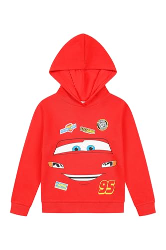 Disney Sudadera con capucha de Cars Lightning McQueen para