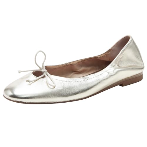 Linea Paolo - Mila - Womens Ruched Top Line Ballet Flats