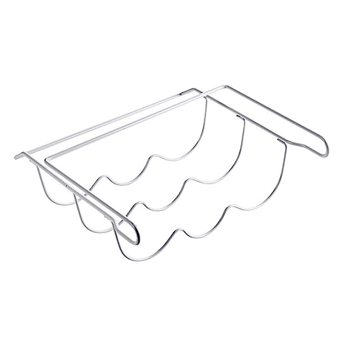 Unomor Fridge Wine Rack Slim Iron Craft Bottle Holder for Beer and Soda Optimize Refrigerator -Resistant Design Convenient Hanging Shelf for Easy Access