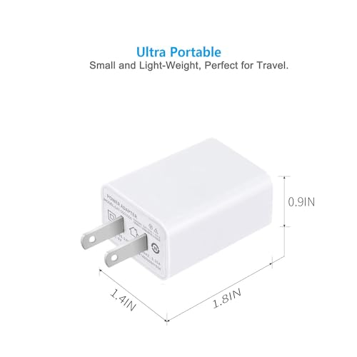 Fobsunland GAT-0501000 Usb Wall Charger Fobsunland ®. Usb Wall Plug 5V 2A Ac Power Adapter Compatible thumb #1