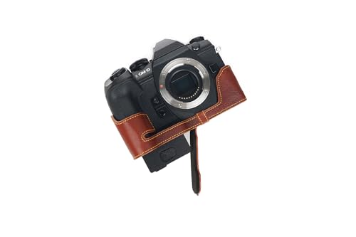 Housse Olympus E-M1 II III en cuir véritable fait main et sur mesure