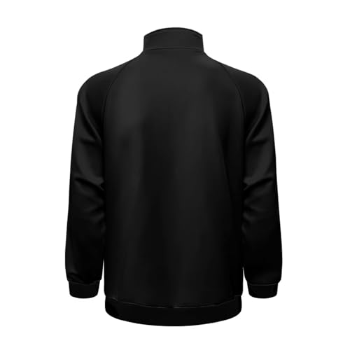 Image of Men's Lightweight Jackets Casual Full Zip Fleece Jacket Men Coats Fashion Long Sleeve Sweatshirt