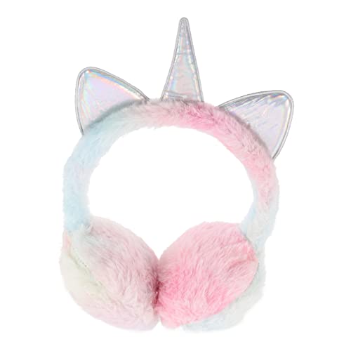 Ear for Boys and Girls Glittery Earmuffs Comfortable Ear for Cold Weather Cute Design for Outdoor Activities Horn