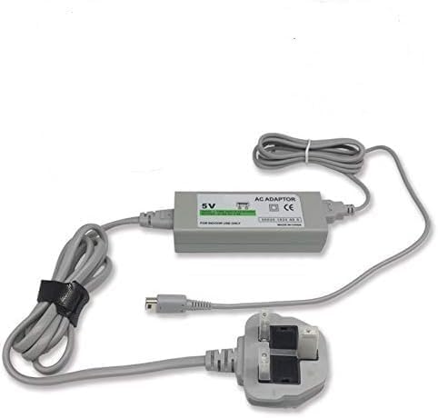 Power Supply AC Adapter UK Power Cable, Compatible for Wii U Gamepad
