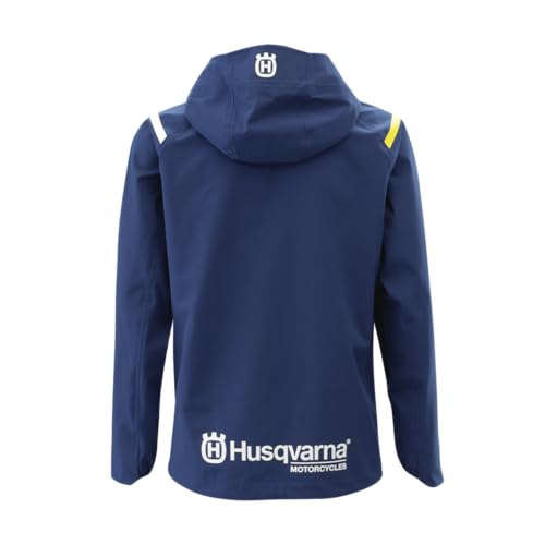 KTM HUSQVARNA TEAM HARDSHELL JACKET BLUE SMALL 3HS220031602