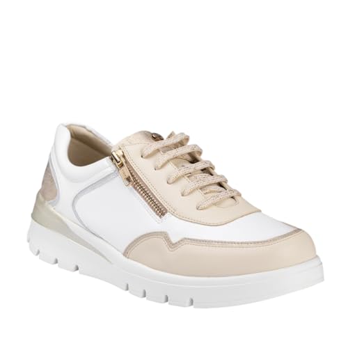 PITILLOS 11095 Deportivo con Cremallera Mujer Blanco 39