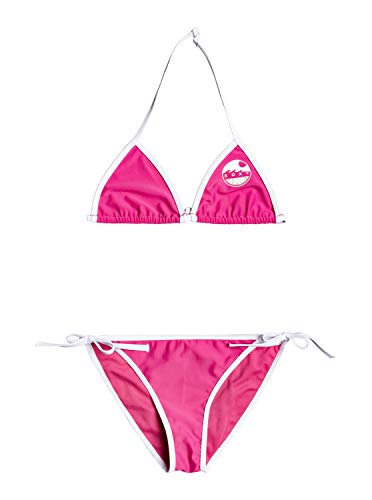Roxy Early Conjunto De Bikini Tiki Tri para Chicas 8-16 Conjunto De Bikini Tiki Tri, Niñas, Pink Flambe, 10
