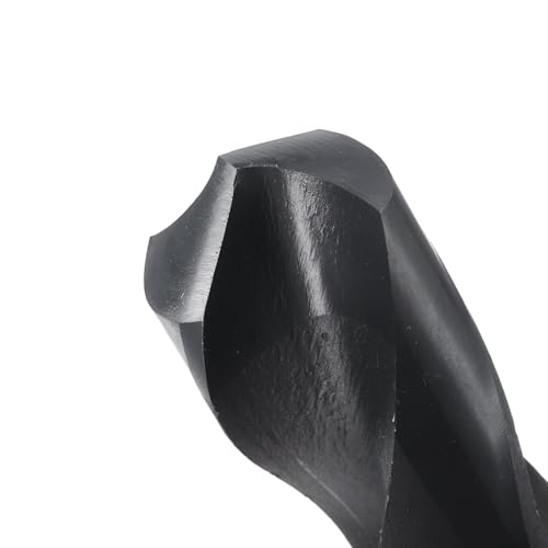 QUARKZMAN Spiralbohrer 31 mm, Metallbohrer Länge 150mm, Nitridbeschichtetes Reduzierte Schaftbohrer-HSS-9341 mit 12,7 mm Geradem Schaft für Edelstahllegierung Metall Holz, Schwarz
