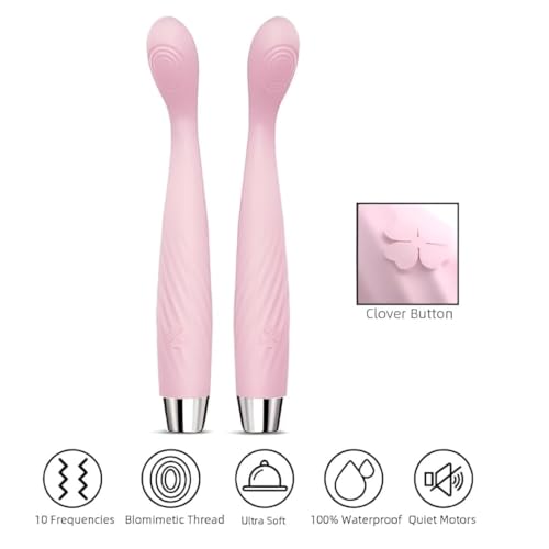 Image of Electric Handheld Massager with Multiple Speed Modes, Silicone Body, USB Charging Cable, Button Control Design Body Electric Massager for Pain Relief, Stress Relaxation Waterproof, Flexible, Medical Grade Silicone,10 Speeds Multi Color (Massager-1)