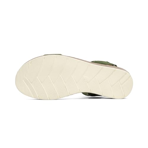 Image of VJH confort Women's Flat Sandals Open Toe Elastic Ankle Strap Slip on Comfy Low Wedge Sandals