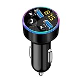 Bluetooth Coche, con Cargador Dual USB para Teléfono Móvil