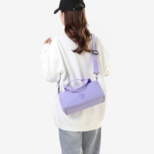 Women's mini gym bag with multiple pockets, waterproof and lightweight, suitable for commuting and travel (A-1)3