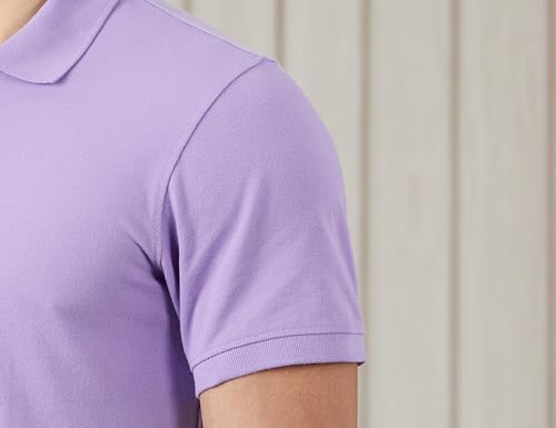 Image of Amazon Brand - Symbol Men's Cotton Rich Solid Polo Tshirt | Collar Tshirts | Half Sleeves | Plain-Regular Fit (Available in Plus Sizes and Combo Pack of 2)