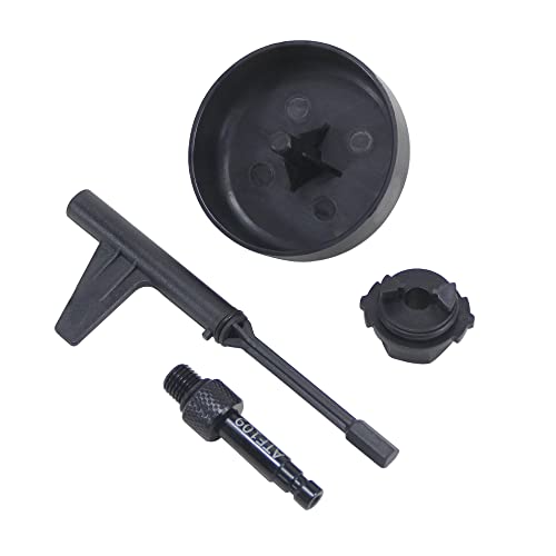 TradeINArt 4pcs Transmission Oil Filling Adapter Tool Set for Mercedes Benz 9G Tronic Transmission Oil Drain Set for Benz 725.0 Gearboxes 2014-2017 9G-Tronic 725589029000 Auto Transmission