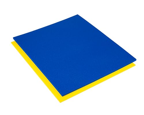 5S Tool Box Shadow Foam Organizers (2 Color) FITS Craftsman Model# 112225 Bottom Box (12.75 x 22.125", Blue Top/Yellow Bottom)…