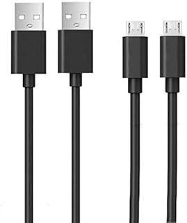 2 Pack Kindle Fire Charger Cord, Extra Long Compatible Amazon Fire Tablet HD HDx, Fire HD 10, Fire 7 8 &Kids Edition, All New Fire TV Pendant/E-Readers, Fire TV Stick, 6FT USB Charging Cable