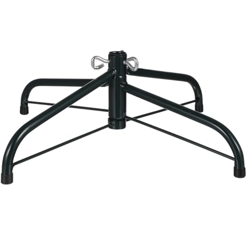 Angoily Pieds De Sapin De NoëL En Fer Support, Support De Sapin De NoëL Pliable De 40 Cm, 2Cm Tube MéTal Avec Pieds Et Vis, Grand Stable Pour L'ExtéRieur Et L'IntéRieur, Arbre Noel DéCoration