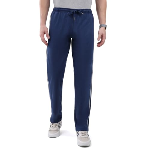 Image of Monte Carlo Men's Regular Fit Solid Track Pants | Drawstring Closure | Side Pocket Sports Lower | Comfortable & Stylish Lower for Men's