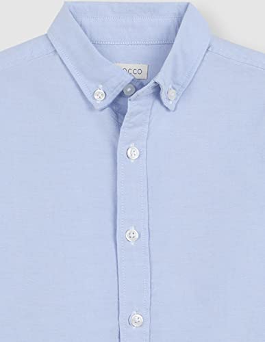 Gocco Camisa Oxford Azul Camicia, Celeste, 12 Anni...