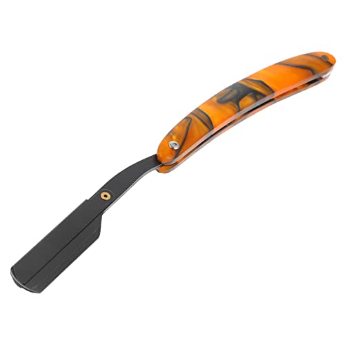 SOIMISS Cuchilla de Afeitar de Metal para Hombre Afeitadora Manual Vintage para para Salones y Personal Diseño Práctico y Portátil