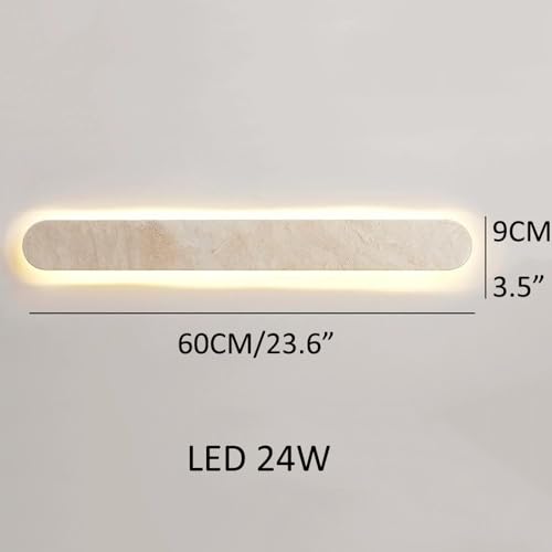 Apliques de pared LED lineales de piedra para iluminar zonas oscuras 5