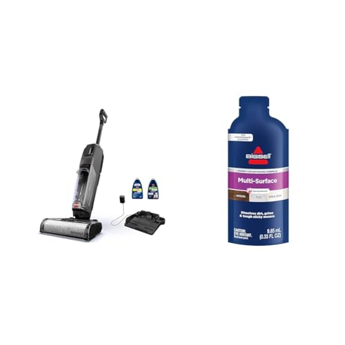 Bissell CrossWave OmniForce Cordless Multi-Surface Hard Floor Cleaner Wet Dry Vacuum with Dedicated Dry Vacuum Mode, 3882 Multi Surface Super Concentrate, 14 0.33 Oz Packets Included, 4144