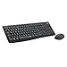 Produktbild Logitech MK295 kabelloses Tastatur-Maus-Set mit SilentTouch-Technologie, Shortcut-Tasten, optischer Spurführung, Nano USB-Empfänger, verzögerungsfreier Drahtlosverbindung, QWERTZ layout - Schwarz