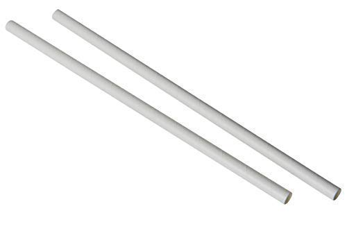 We Can Source It Ltd – White Paper Straws – Eco-Friendly Disposable Straws for Drinks, Cocktails, Smoothies, Juices, Tumblers, Parties, Events, Cafes – 9 Inch / 230mm – Pack of 250 (1 Box)