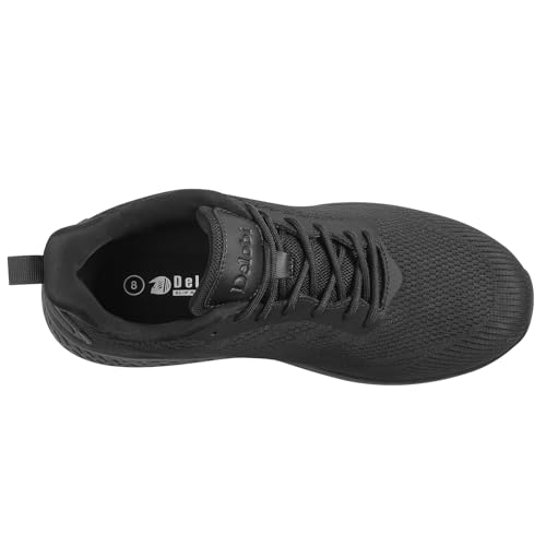 Slip Resistant Work Shoes for Men, Black Zapatos de Trabajo para Hombres, Non Slip Comfortable Lightweight Food Service Chef Sneakers in Kitchen Restaurant, Medium or Wide, US 6.5-134