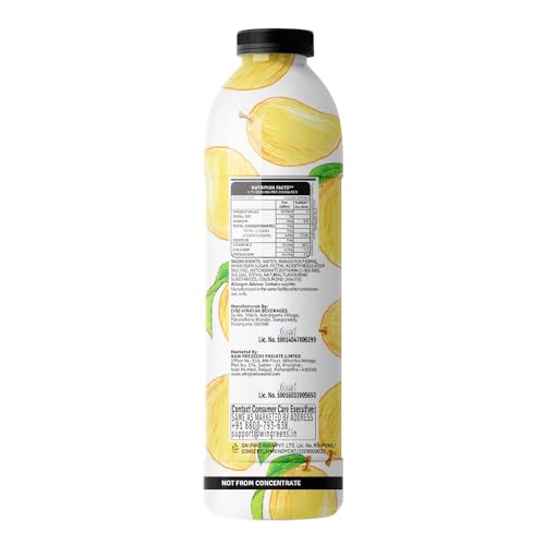 Image of RAW Pressery Refreshers Aam Mango Juice | Mango Drink | Not From Concentrate | Fruit Juice | 750ml
