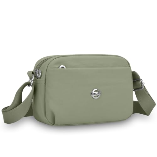 Image of Eslcorri Small Nylon Crossbody Bags for Women, Lightweight Shoulder Purse