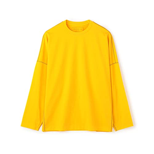 ［トゥモローランド］ ヘビーピュリティ クルーネック デザイン カットソー ガーメントダイ メンズ S 25 イエ...