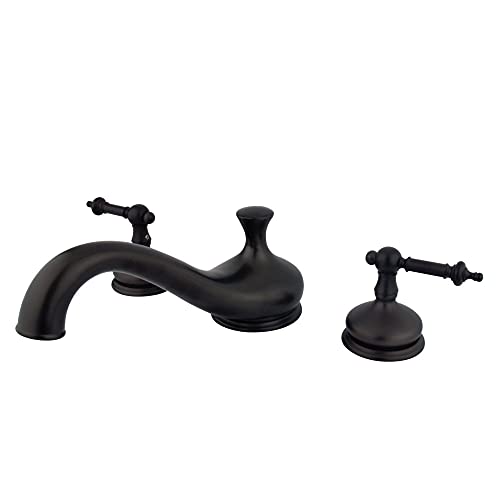 Review Product Kingston Brass KS3335TL Templeton Roman Tub Faucet, 8-1/2", Oil Rubbed Bronze