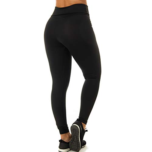 Calça Legging Básica Cós Alto 16cm | 20021 Cor:Preto;Tamanho:G