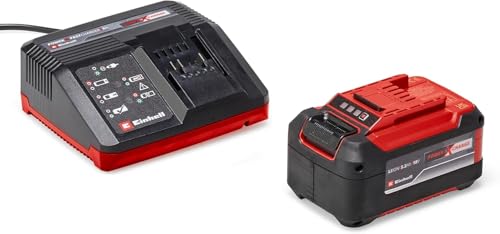 Einhell - Original Starter Kit PXC 18V 5.2Ah (Battery and Fast Charger, 18V, max. 1260W, Universal for PXC Equipment, Process Controlled ABS Battery Management System