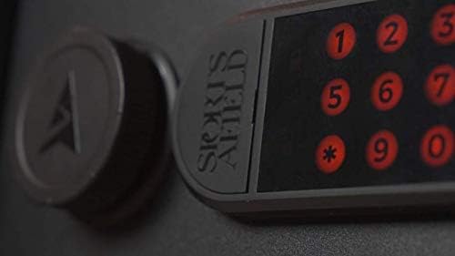 Close-up of Sports Afield SA-PV2 electronic keypad