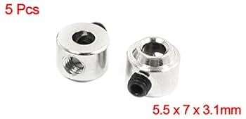 Amazon | uxcell ホイールストッパー 5.5 x7 x 3.1mm RC飛行機用