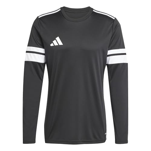 adidas Homme Squadra25 Jersey Long Sleeve Shirt, Black/White, M