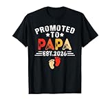 Photo Gallery promosso a papa 2026 per baby shower gender reveal men maglietta Photo Gallery promosso a papa 2026 per baby shower gender reveal men maglietta
