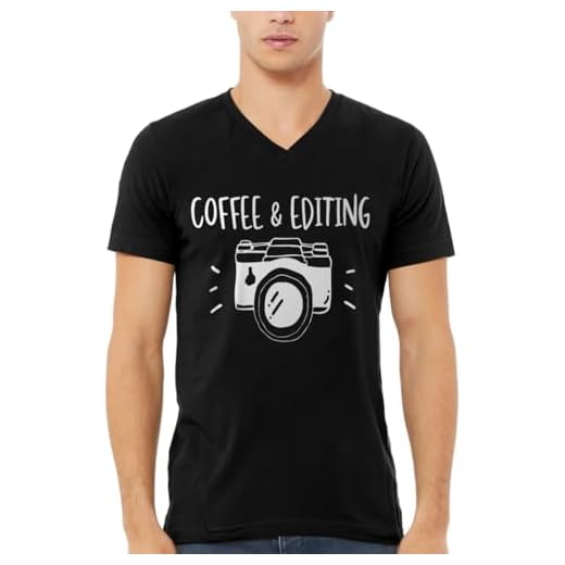 Best way to photo clothing with 3 umbrella lights Coffee and Editing V-Neck T-Shirt