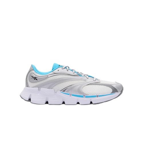 Reebok Zig HYPNOTICA Zapatillas Unisex FTWR White/Future Cyan/Barely Grey, Talla 34.5 EU, FTWR White Future Cyan Barely Grey, 34.5 EU