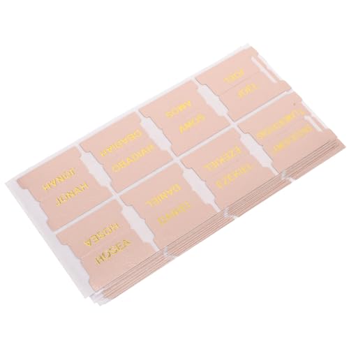 Onglets bibliques en cuir rose Abaodam pour indexation de la Bible