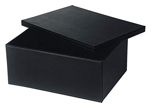 小物入れ Amazon｜小物入れ フェイク レザー 蓋付き ボックス カラーボックス