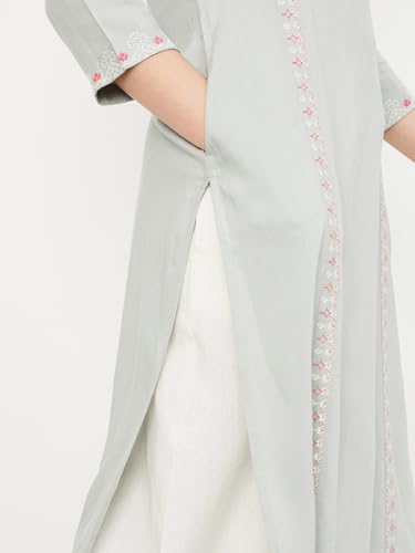 Image of Max Women's Rayon Regular Fit Kurta