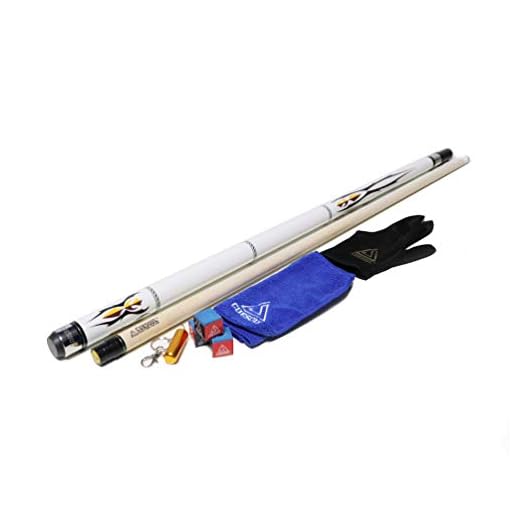 Black Scorpion CUESOUL 58" 11.5MM Pool Cue Stick with Pearl Paint Finished
