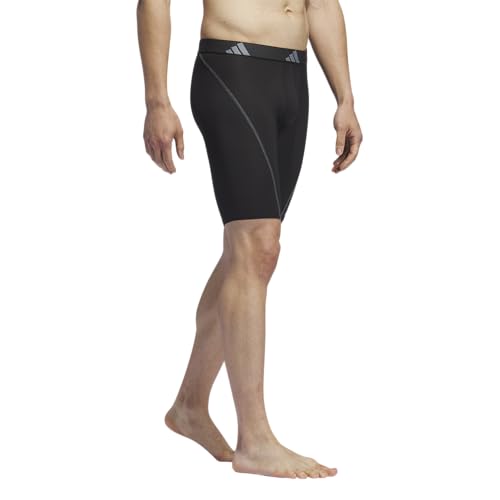 adidas Men's Performance Mesh Long Boxer Brief Underwear (3-pack), for Active Sport and All Day Comfort Boxer Briefs (pack of 3)