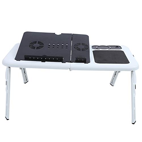 Escritorio Plegable para Laptop con Ventilador y Bandeja Deslizante miniatura 1