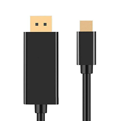 CY 1.8M USB 3.1 Type C USB-C to DisplayPort DP 4K UHD HDTV Cable for Macbook & Chromebook & Laptop &for Galaxy S8
