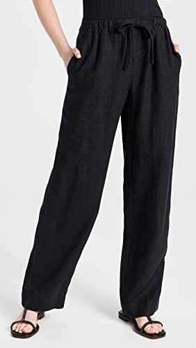 Vince Women's Mid Waist Tie Front Pull On Pants2