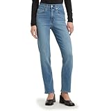 Picture of Levi's Women's 724 High Rise Straight Jeans (Also Available in Plus), (New) Camp Denim Rhinestone, 26 Long